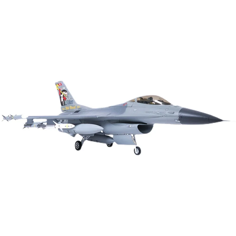 Радиоуправляемый самолет FMS 80 мм Ducted Fan EDF Jet F16 F-16 Falcon 6CH с клапанами убирает