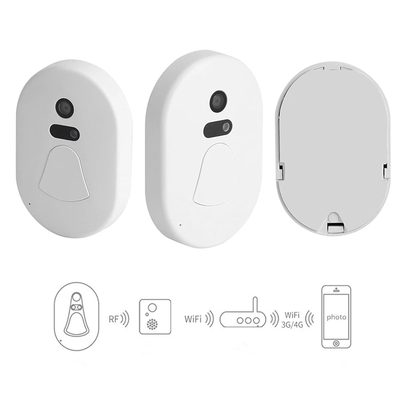 MOOL 2 4G Rf беспроводное кольцо Tuerklingel Smart Wifi камера для фотографирования дверей