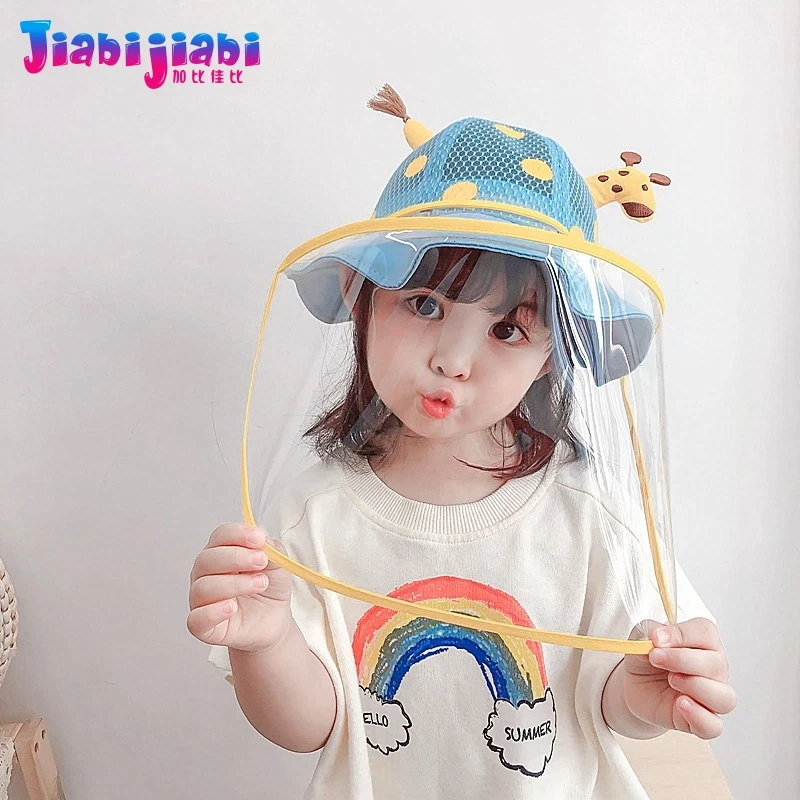 Летняя маленькая детская шапка маска для защиты лица от вирусов защита