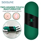 Автоматический вибратор для мужской мастурбации, 12 режимов, рот и Вагина, мужские мастурбаторы с реальным женским голосом