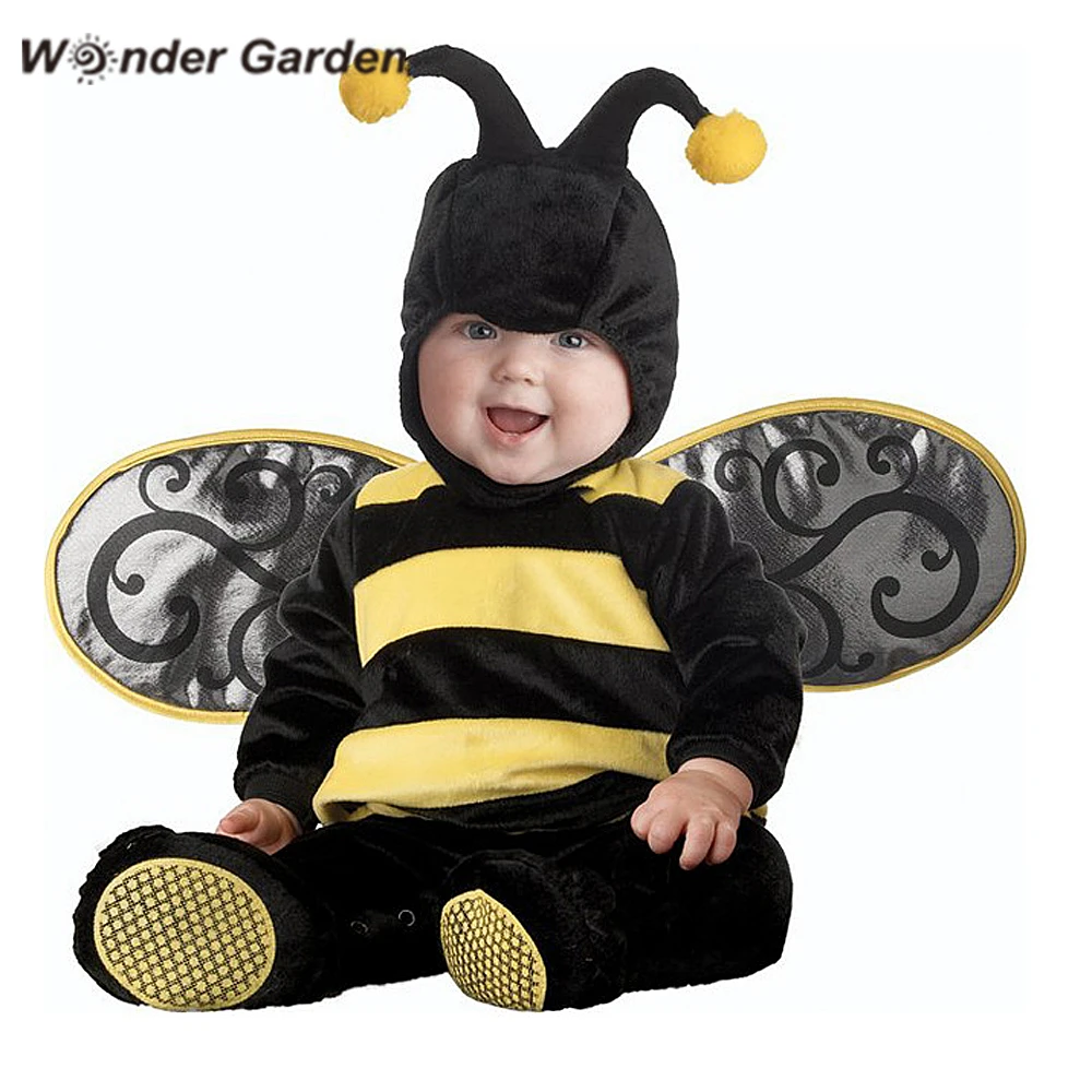 Костюм пчела с крыльями чудо-сад для младенцев малышей мальчиков девочек костюм