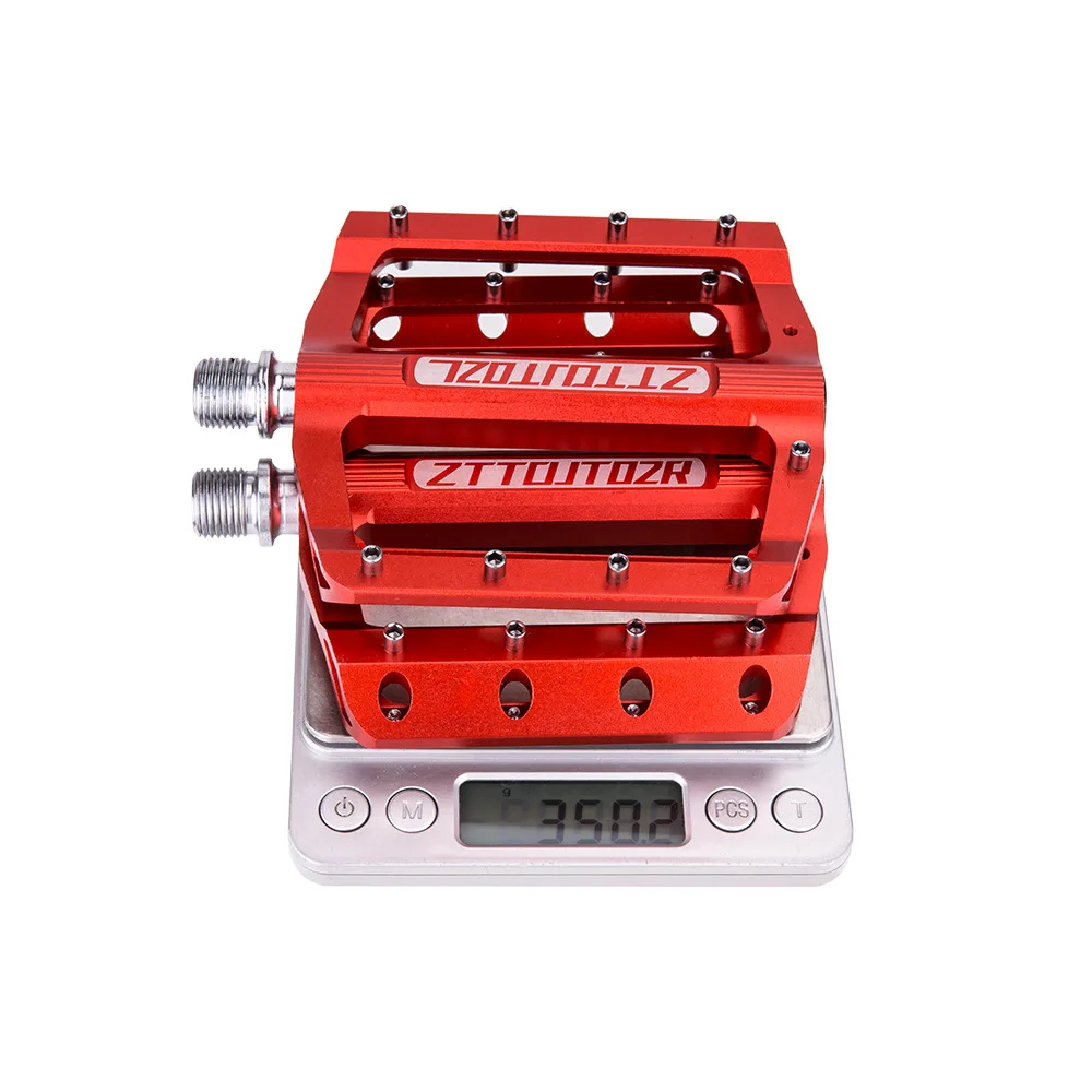 

ZTTO Bicycle mountain bike pedals mountain bike flat pedals alloy non-slip foot sports bicycle pedal mountain bike accessories