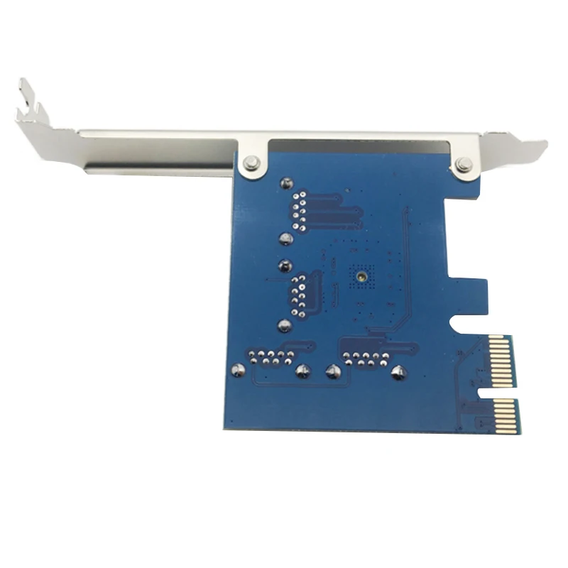 Pci-E 1X до 4 16X Слоты Riser Card Внешний адаптер 1 порт карта мультипликатор для Bitcoin Miner
