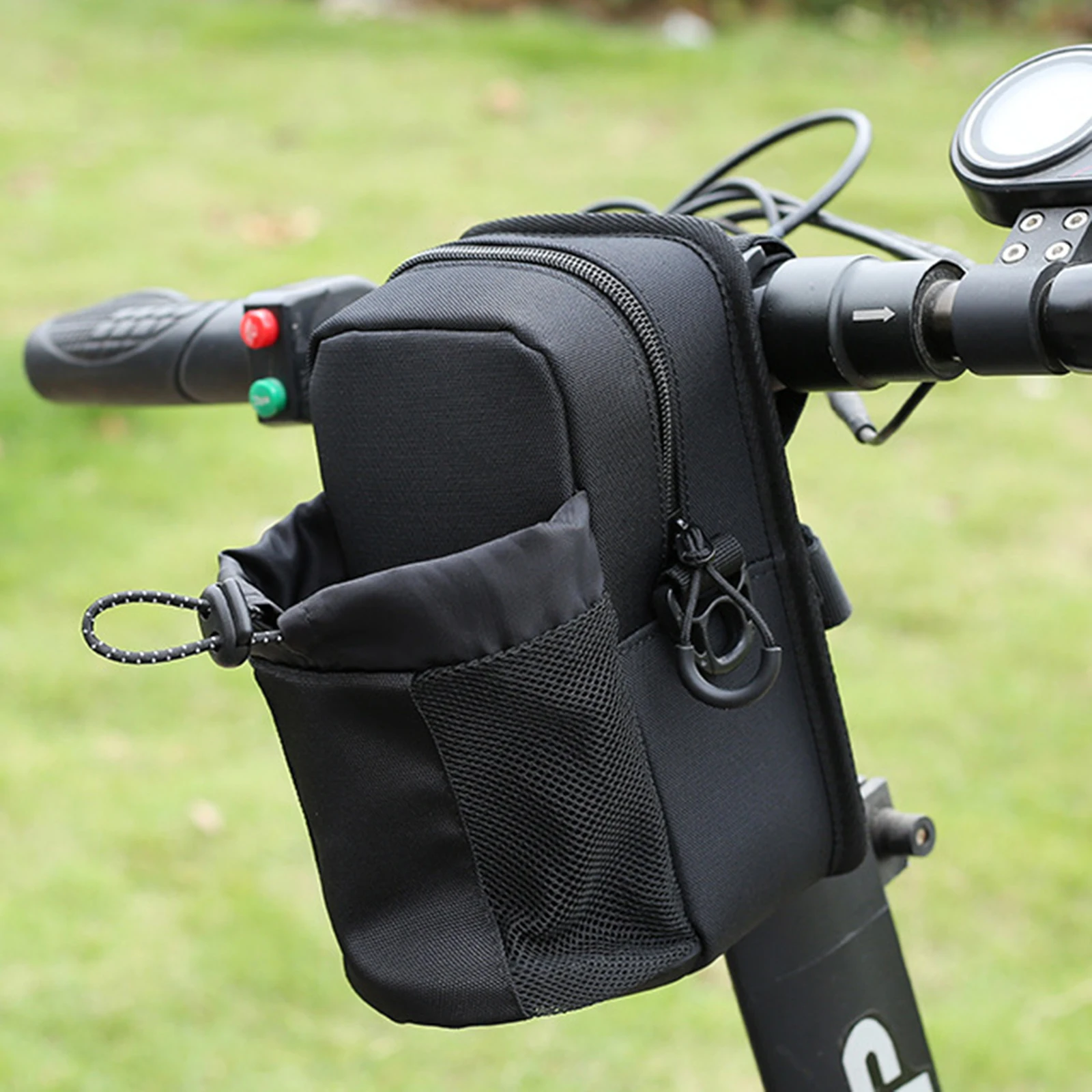 

Передняя сумка для велосипеда, велосипеда, съемный регулируемый плечевой ремень, водонепроницаемая многофункциональная сумка, Уличное обо...