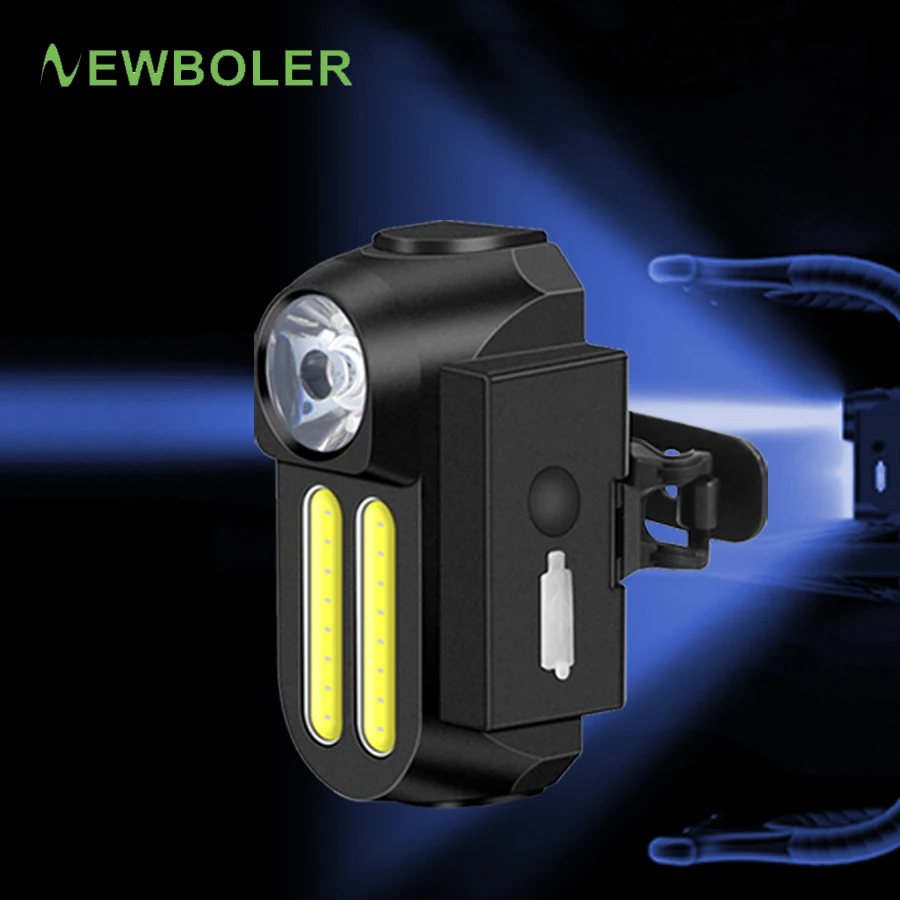 NEWBOLER светодиодный фонарь для мотоцикла USB Перезаряжаемый велосипедный фонарик