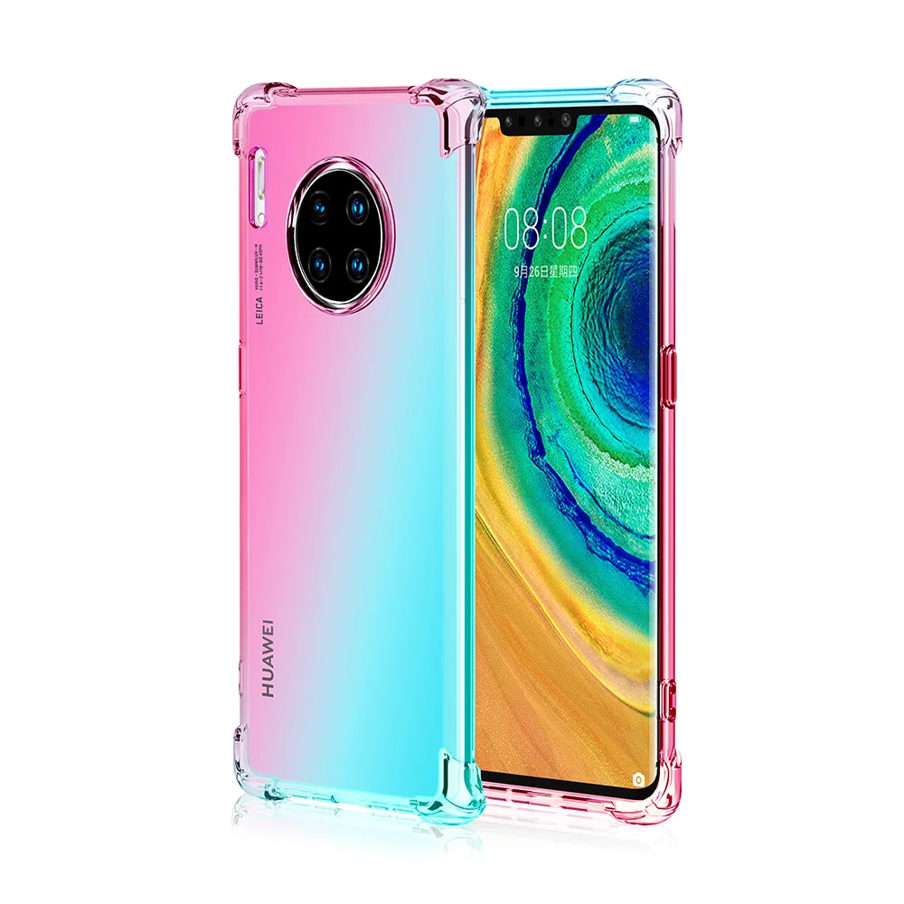 TPU Soft Back Cases Cover for Huawei P20 P30 Pro Lite 2019 P Smart Z Plus Phone Case Mate 20 20X 30 Bag |