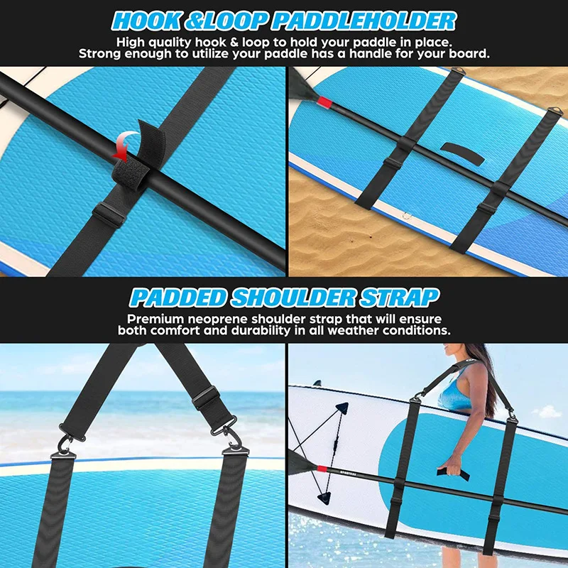 

Surfboard Shoulder Strap Adjustable Carry Sling Stand Up Surfing Surf Paddle Board Carrier Stand Up Sling Accessories -40