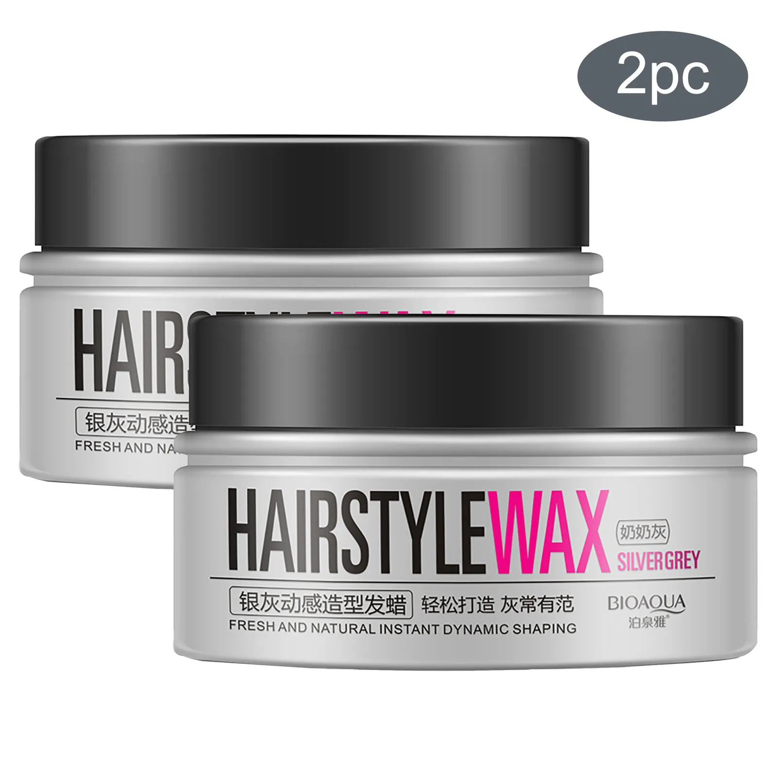 Серебристо серый воск для волос мгновенного действия серебристо Временный крем
