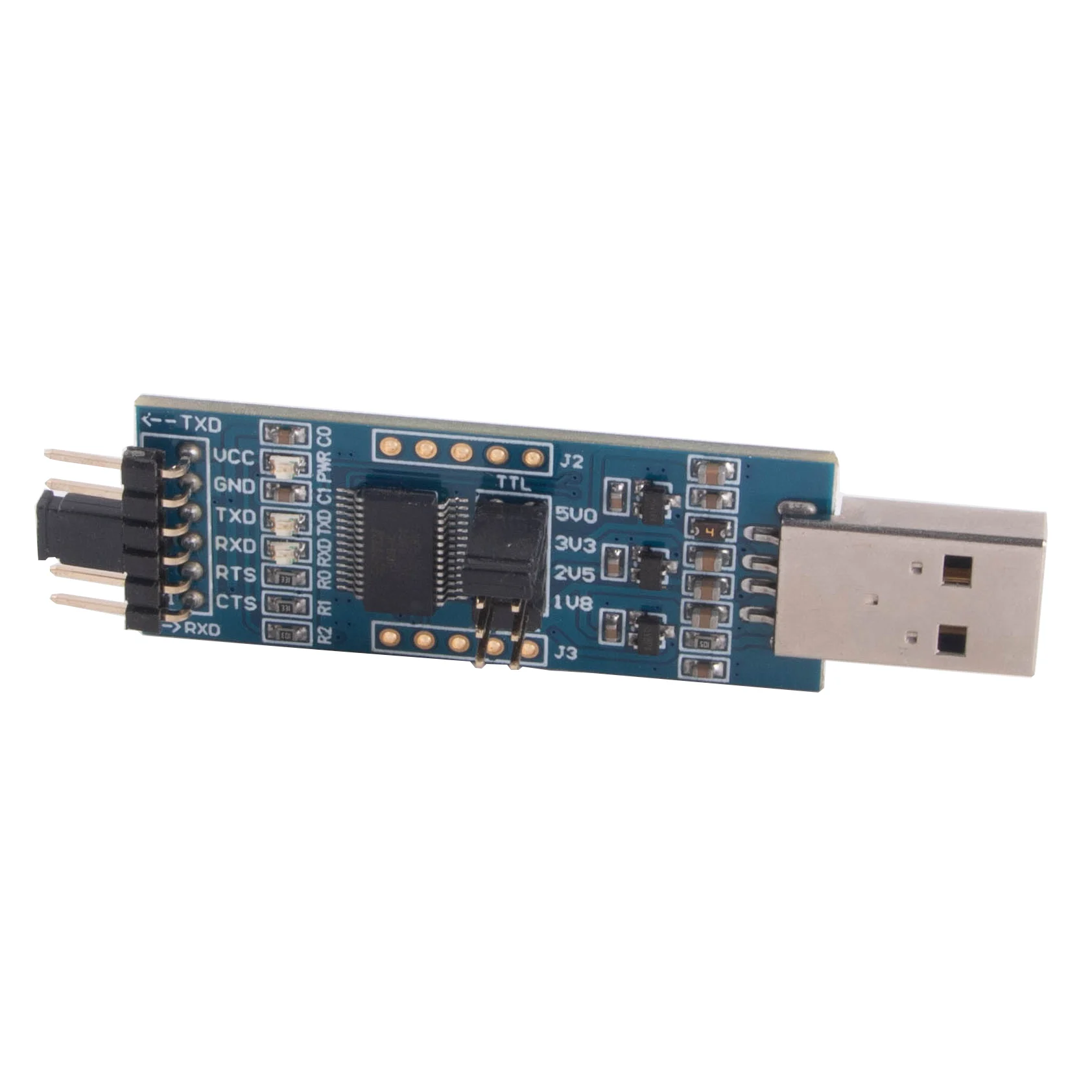 USB 2 0 к UART TTL 6-контактный разъем FTDI FT232RL 1 8 в 5 3 В модуль последовательный