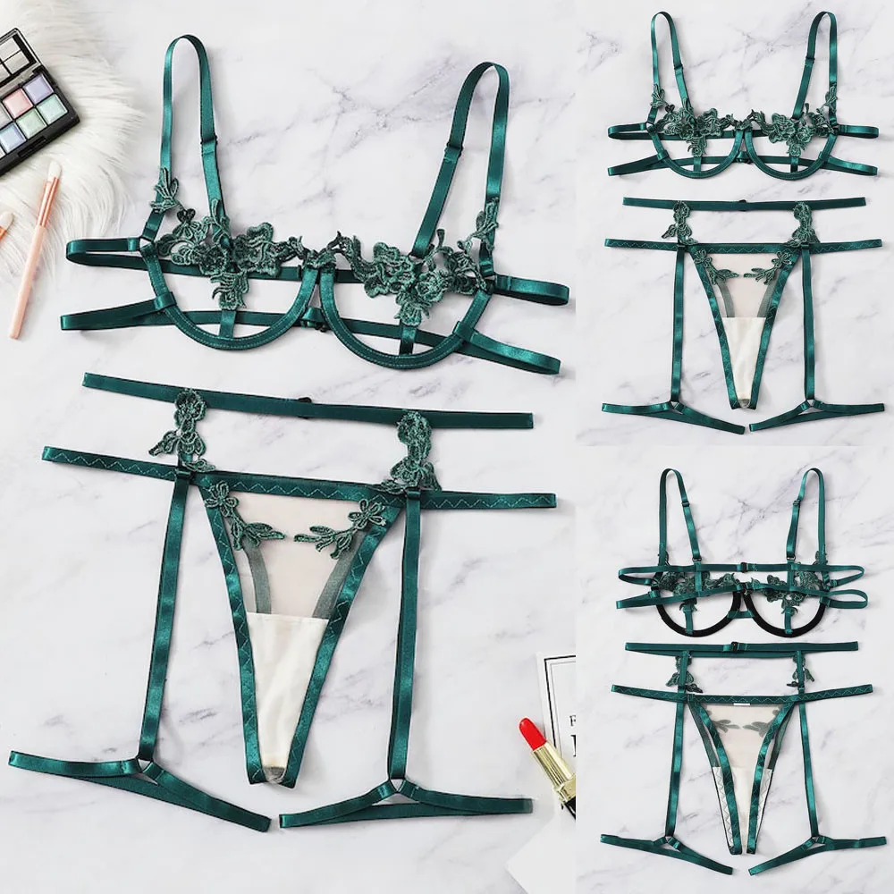 Женское нижнее белье корсет кружевное на косточках муслиновое топы + трусы