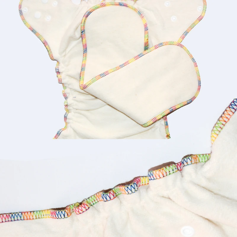 Miababy (2 шт./лот) одноразовый подгузник из конопли для тяжелой ткани подходит детей