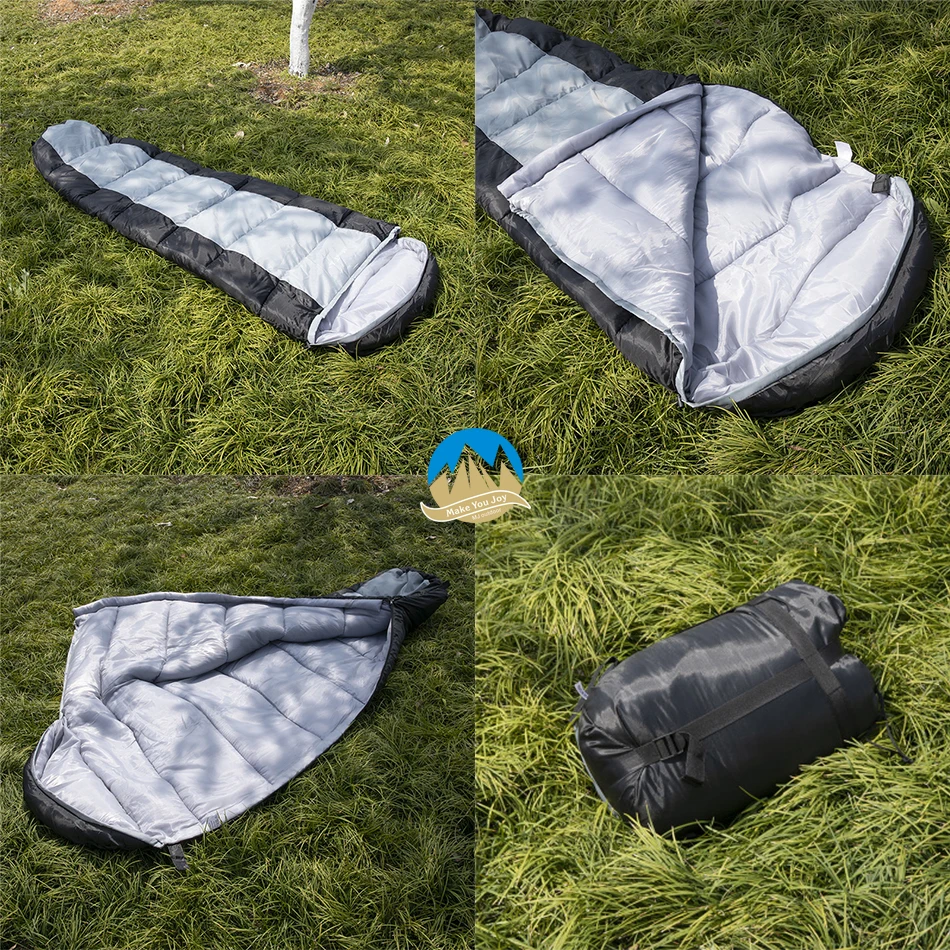 

MYJ Lightweight Mummy Camping Sleeping Bag Down Sleeping pad bags adult sleep sack carry bag for Tent, Hiking, Backpack, Sports