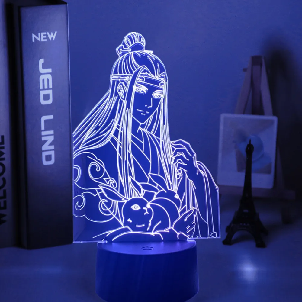 

Acrylic 3d Lamp BL Mo Dao Zu Shi Light for Bed Room Decor Touch Sensor Colorful Led Night Light Lamp Mo Dao Zu Shi Lan Zhan