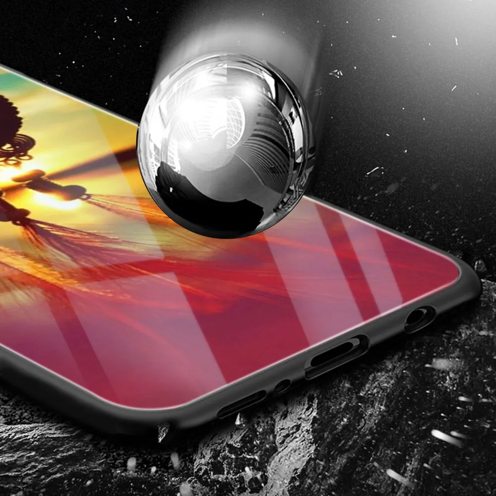 

Rainbow Case For Samsung A50 A70 A21S A51 A71 M30 A21 A30 A40 A41 S9 S8 S10 S20 Plus Note 20 Ultra 10 Glass Phone Cases Funda
