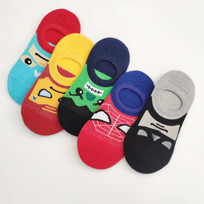 

Original Disney Baby Boy Socks Cartoon Marvel Iron Man Superman Spiderman Batman Super Hero Kid Girl Cotton Socks Summer Thin Br