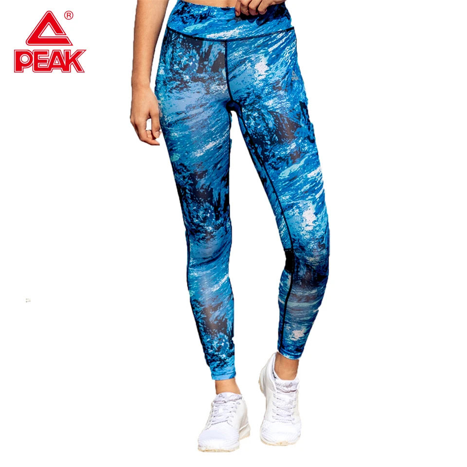 Пиковые женские спортивные штаны для йоги с карманами высокая талия спортивная