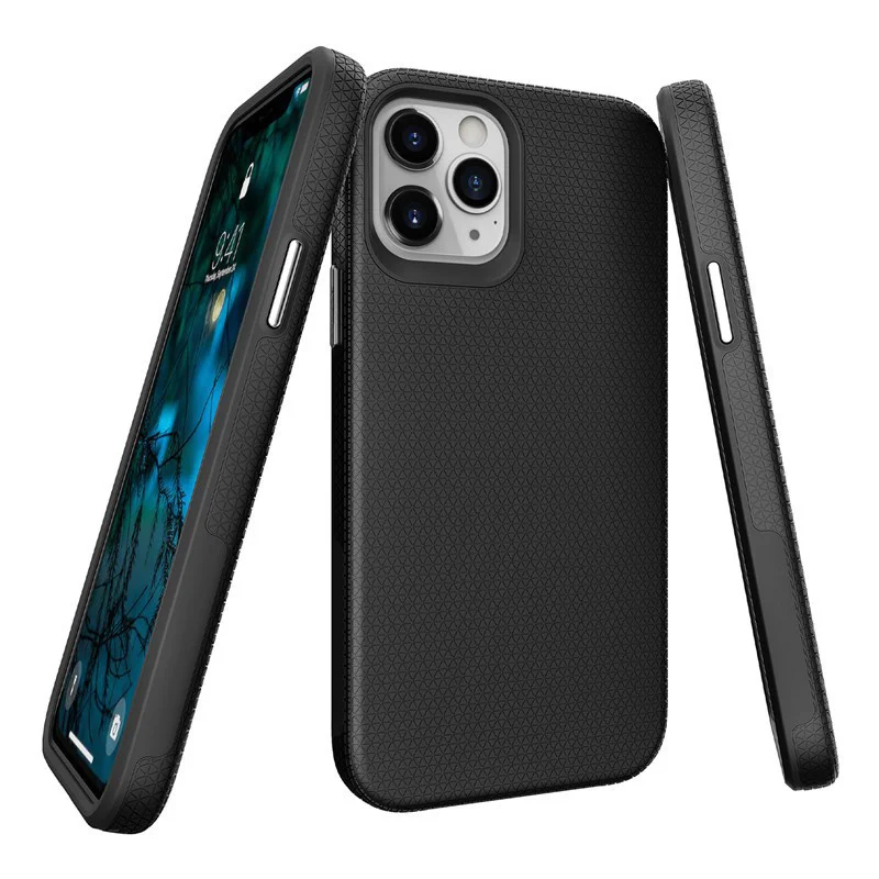 

Shockproof case for iPhone 12, 13, 11 Pro max, XR, x, XS max, 6, 7, 8 plus, 2 in 1 TPU + PC