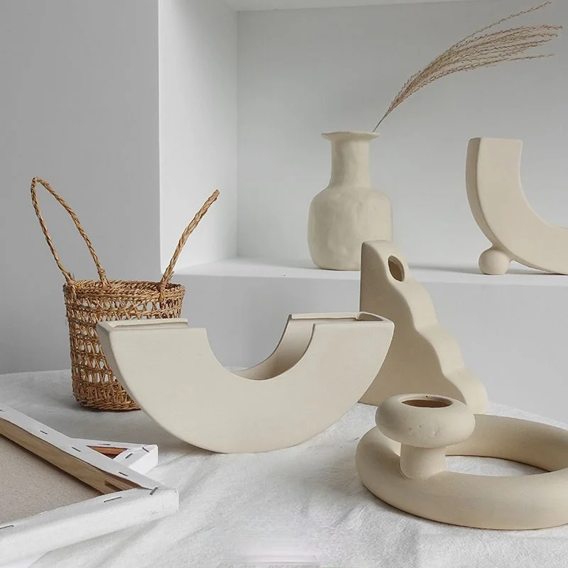 Ваза для домашнего декора ваза с цветами нордическая керамическая Цветочная