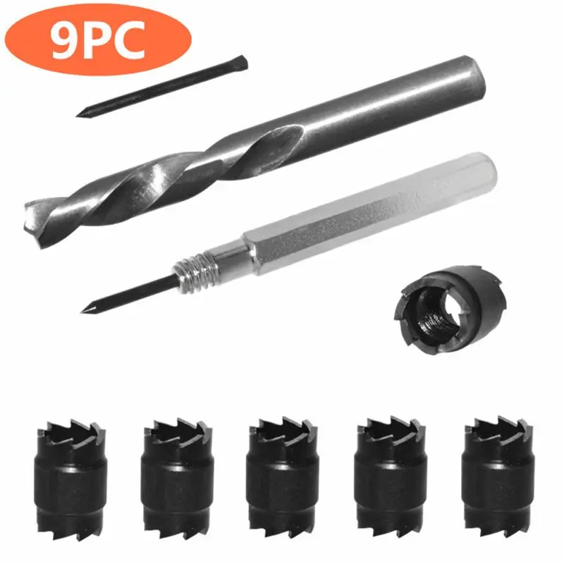 

9/13pcs 3/8'' Double Sided Rotary Spot Bits Weld Cutter Remover Drill Bit Hex Shank Electric Power Tool Au 20 Dropship