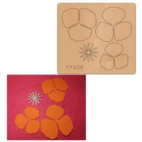 wooden die cutting process rose flower knife mold yy604headdress rosecutting compatible with most manual die cutting dies