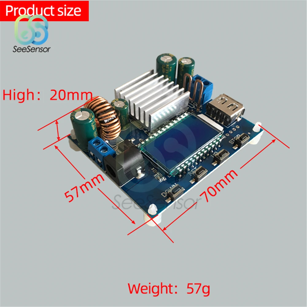 Понижающий преобразователь постоянного тока Регулируемый Модуль питания с