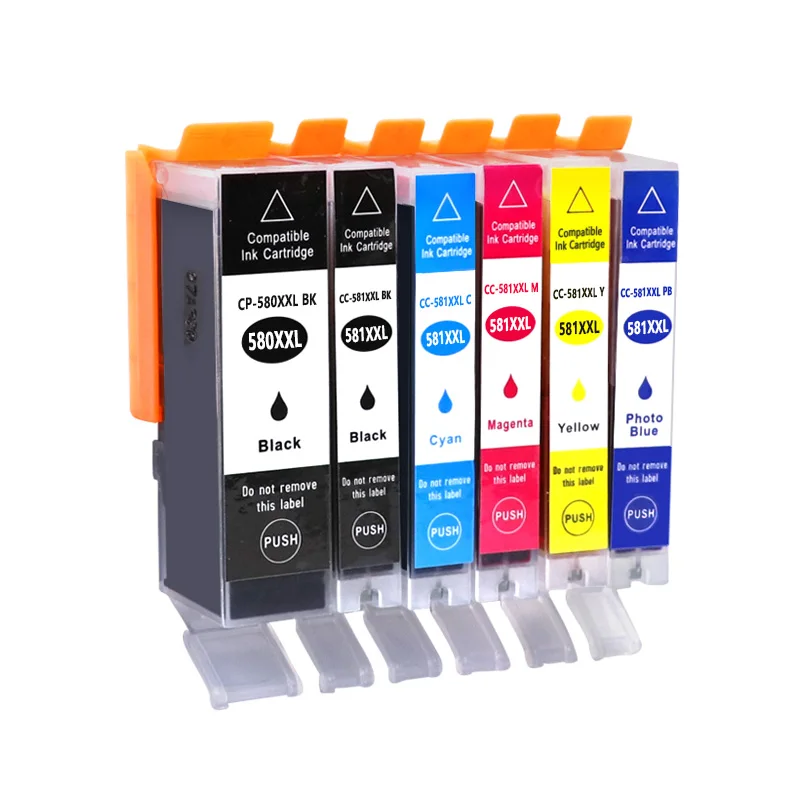 Einkshop cli 581 xxl сменный чернильный картридж для Canon PGI-580XXL CLI-581XXL PGI 580 XXL PGBK / BK C M Y |