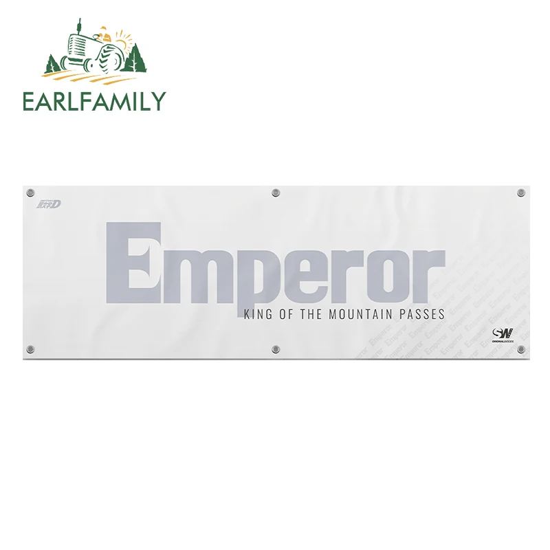 

EARLFAMILY 13 см x 4,6 см автомобильные аксессуары для начального D императора забавные автомобильные наклейки водонепроницаемые граффити наклейки