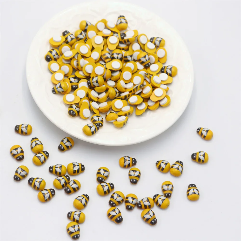 

Деревянные самоклеящиеся пчелы 20 шт