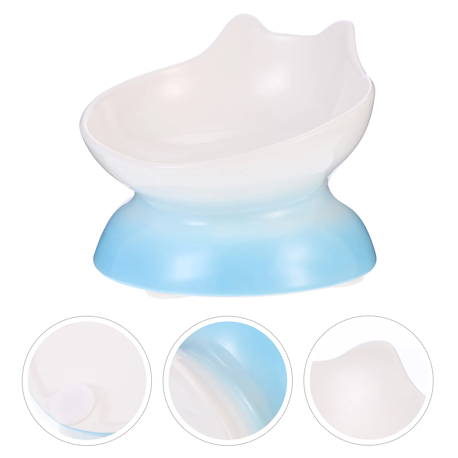 

Керамические собачьи миски наклонная миска для кошачьей еды, противоскользящая миска для воды для кошек, кормушка для домашних животных