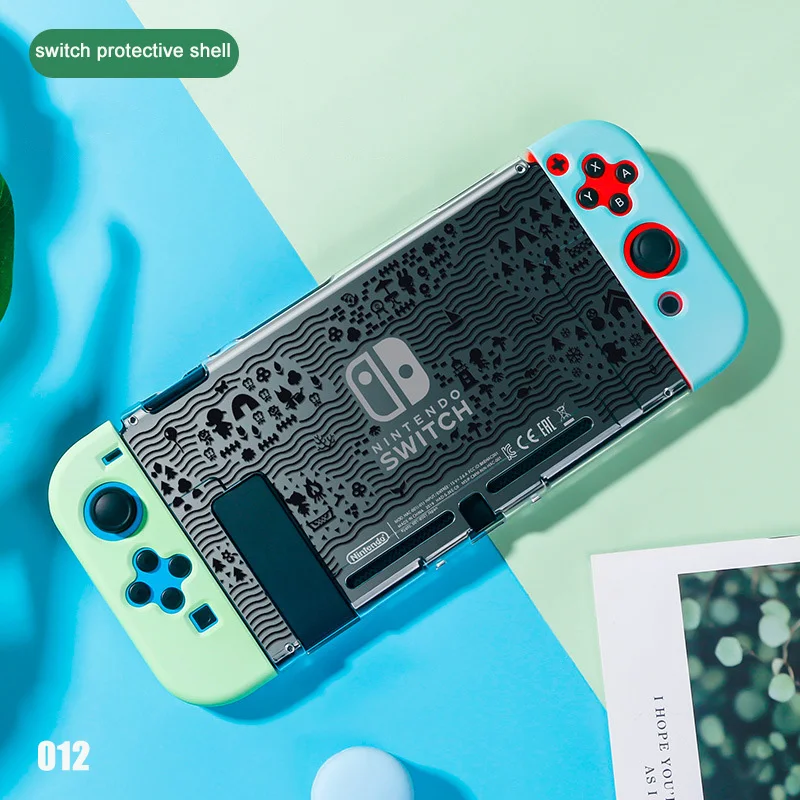 Жесткий чехол из поликарбоната защитный для задней крышки консоли Nintendo Switch Joy con