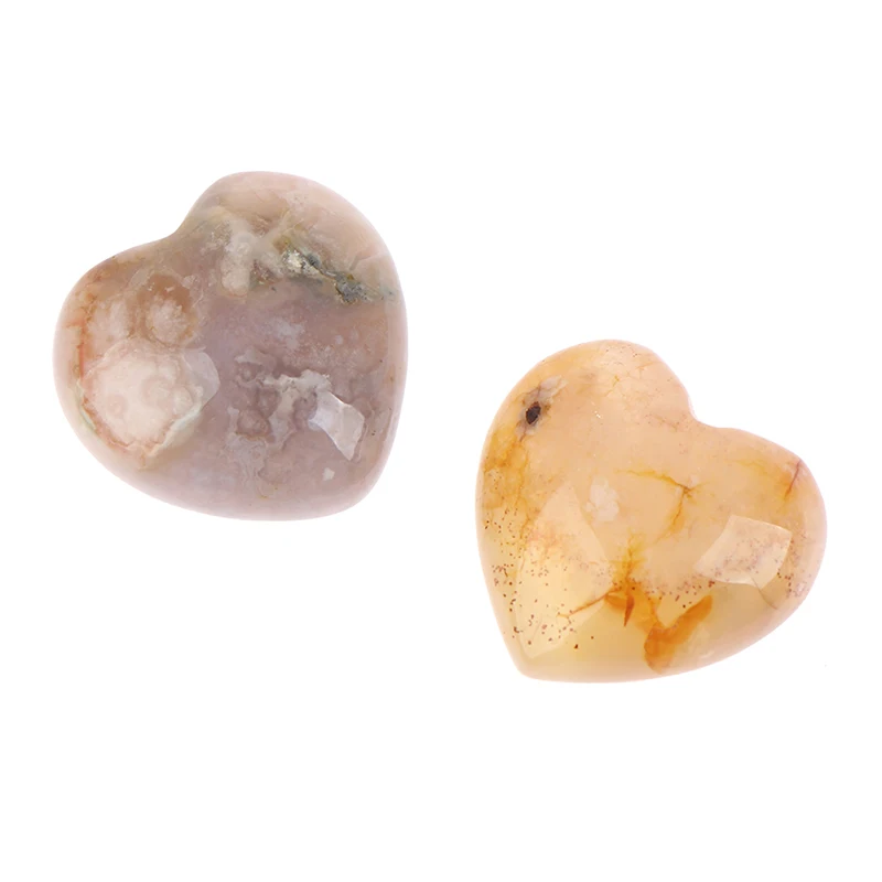 Натуральный агат вишневого цветка Хрустальный драгоценный камень минеральное