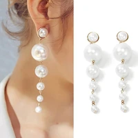 luxurious pearls tassel earrings for women dangle earrings eardrops elegant fashion party wedding jewelry for women gifts