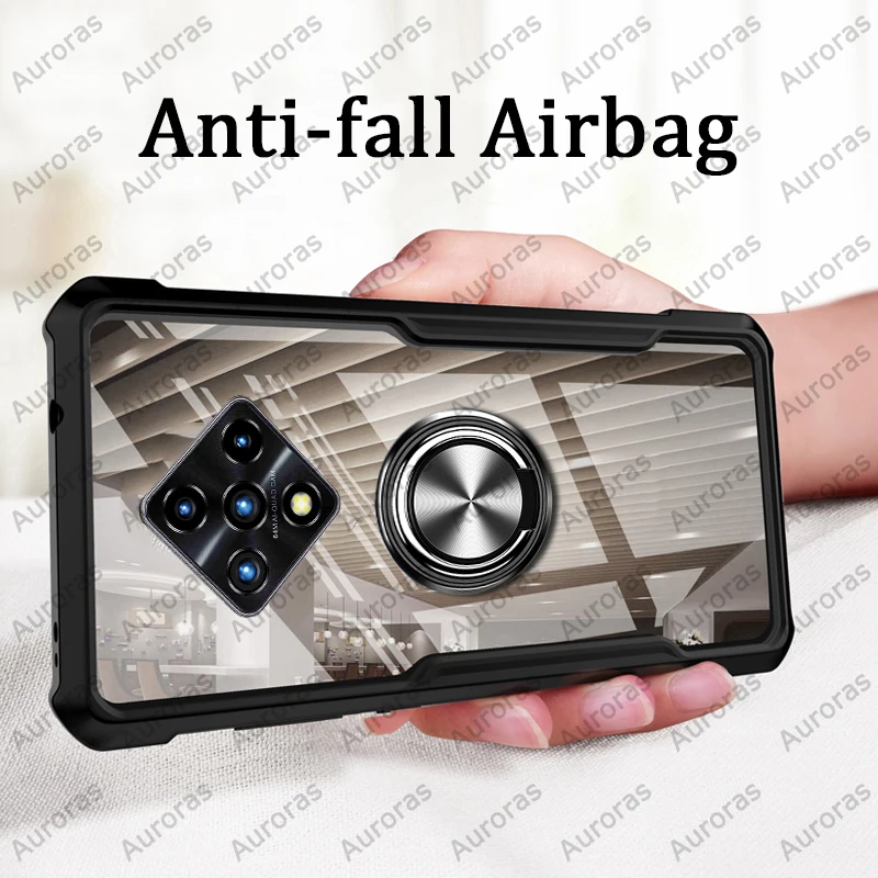 Чехол Auroras для infinix Zero 8 официальный оригинальный противоударный прозрачный с