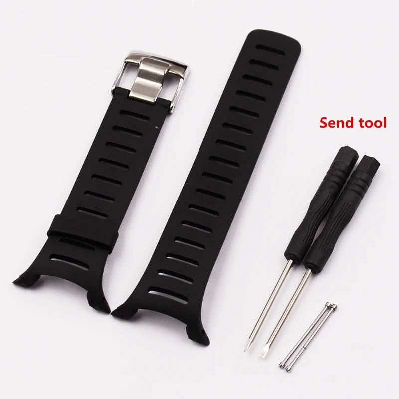 Watch Accessories Suitable for SUUNTO T Series SUUNTO T1 T1C T3 T3C T3D T4C T4D Rubber Strap Silicone Watch Strap