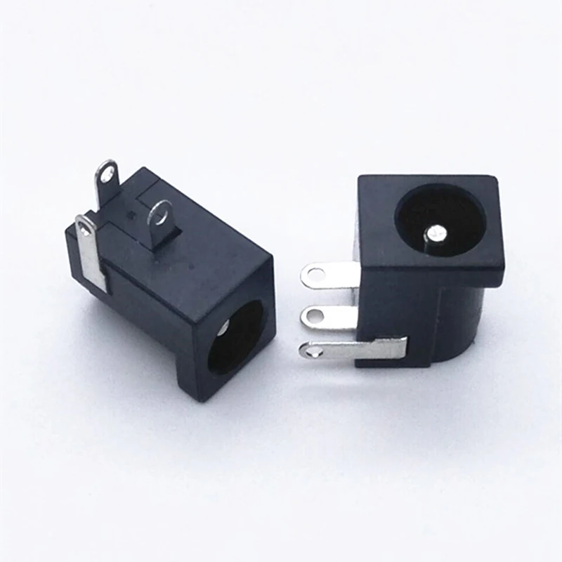 10 шт. DC-005 PCB крепление 5 5x2 1 Женский DC разъем питания DC005 5*2 1/2 3Pin черный |