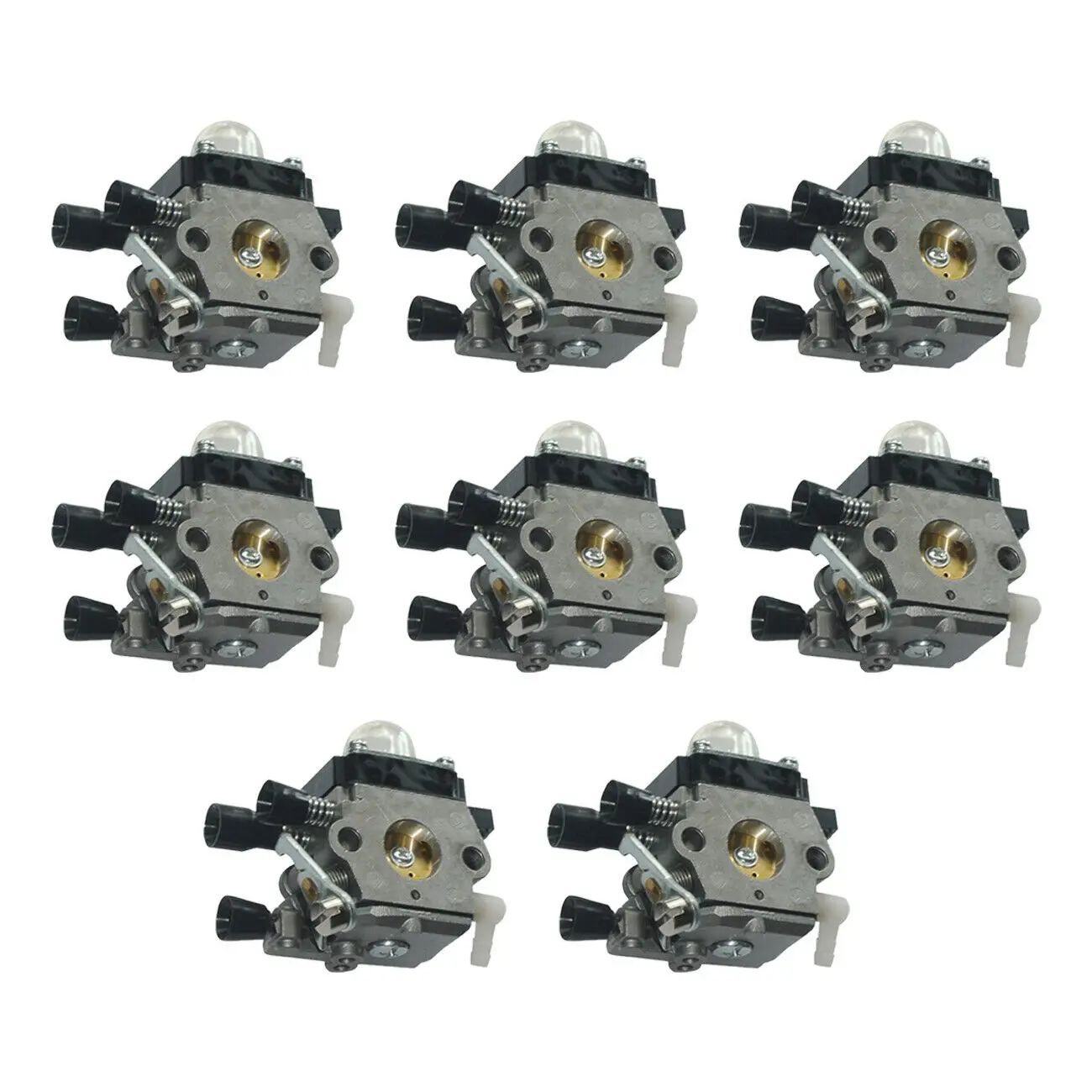 8PC Carburetor Zama C1Q-S186 Replacement Chainsaw For Stihl FS38 HS45 FS45 FS46 FS55 FS55 FS55R KM55R FS74 FS75 FS76 FS80