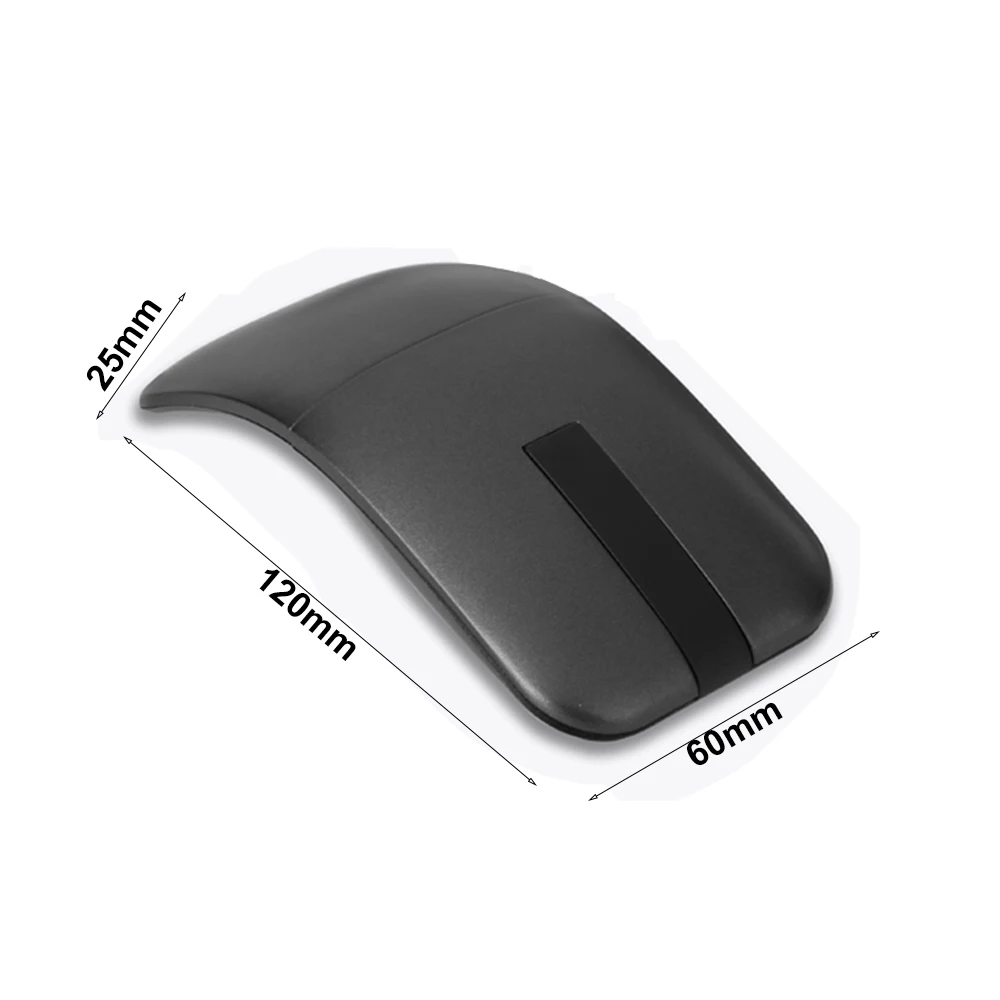 2,4 ГГц Arc Touch mouse, вращающаяся беспроводная мышь Mause, 1600 dpi, игровая мышь с ковриком для мыши, для microsoft Surface, ноутбука, офисных мышей