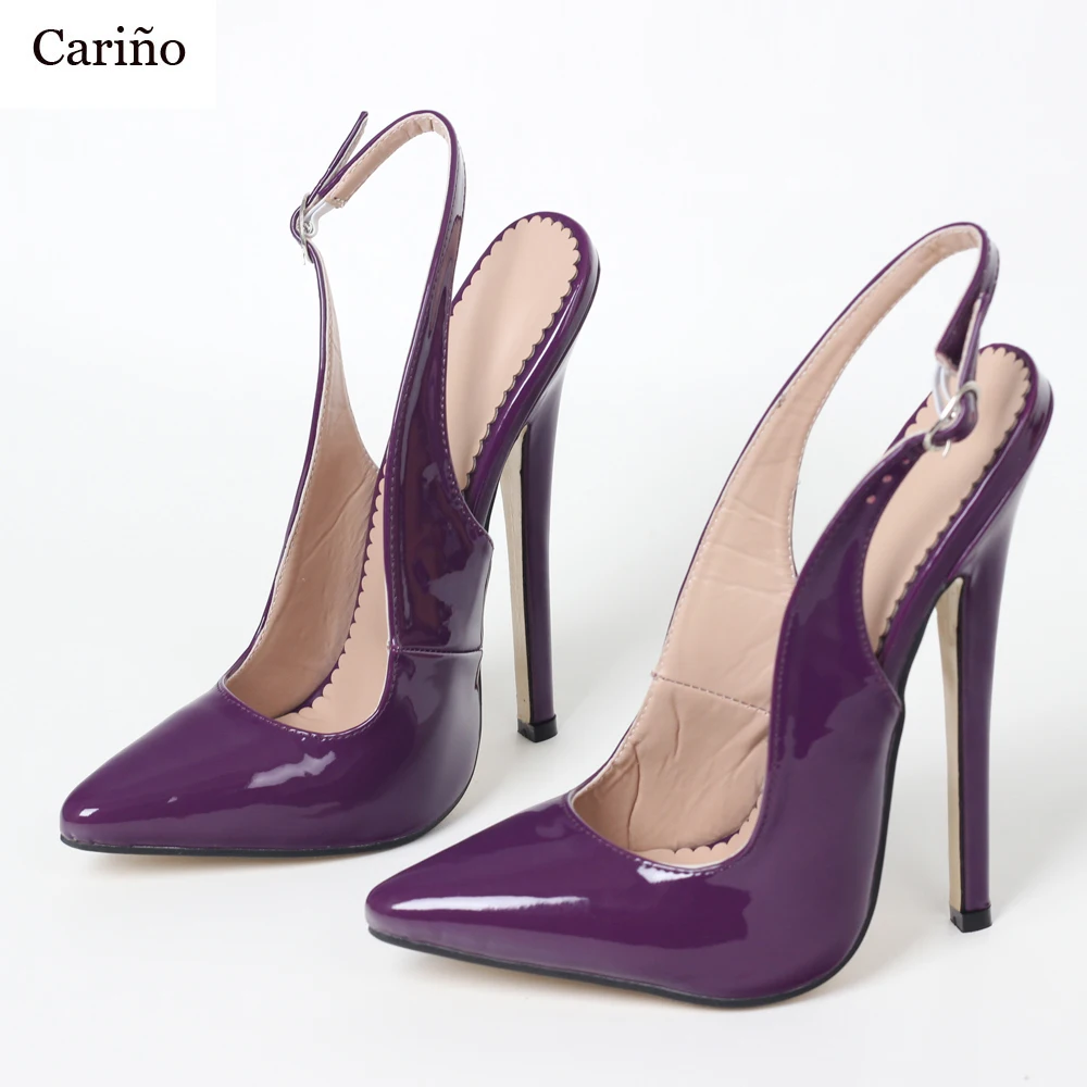 

Сандалии на шпильке 7 дюймов, туфли с очень высоким тонким каблуком и острым носком и ремешком на щиколотке, сексуальные туфли для вечеринок ...