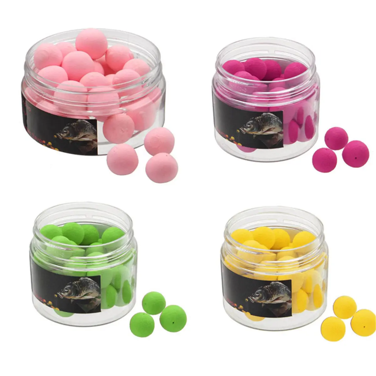 

1 Box Floating Float Course Carp Fishing Lures Pop Up Imitation Bait 4 Flavours