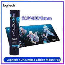 Original Logitech KDA G840 Limited Edition Large Mouse Pad 900*400*3mm Gaming Mouse Mat Desk Mice Pad
