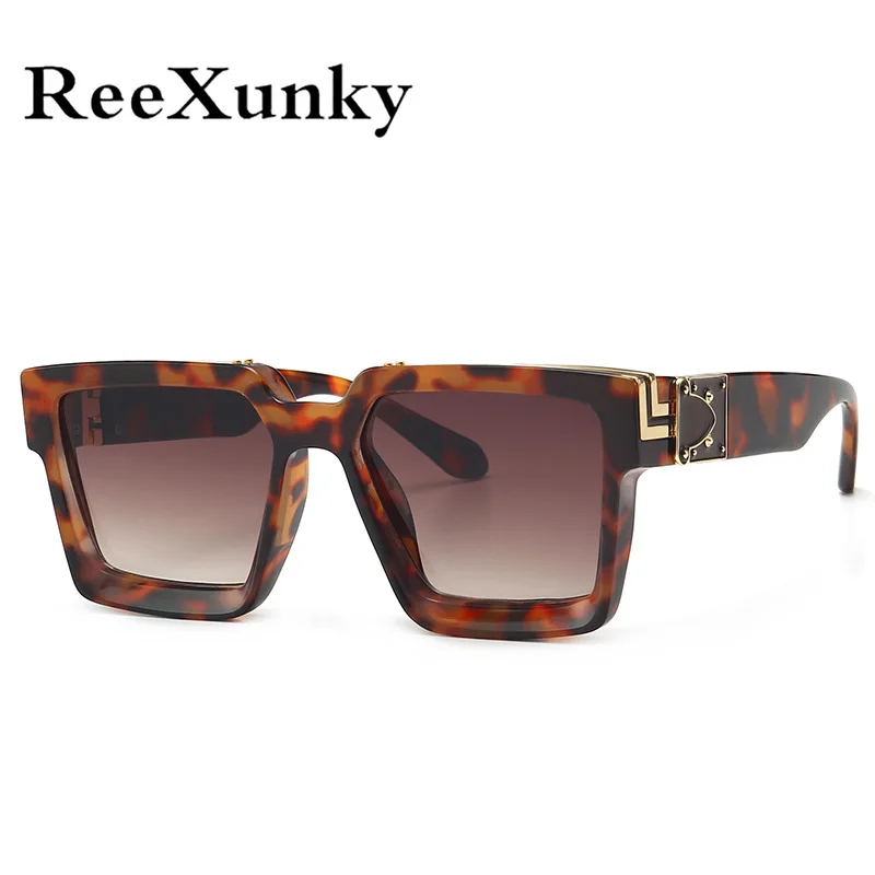 

Солнцезащитные очки унисекс большие квадратные, женские, модные, в стиле Ins популярные солнечные очки, мужские, UV400