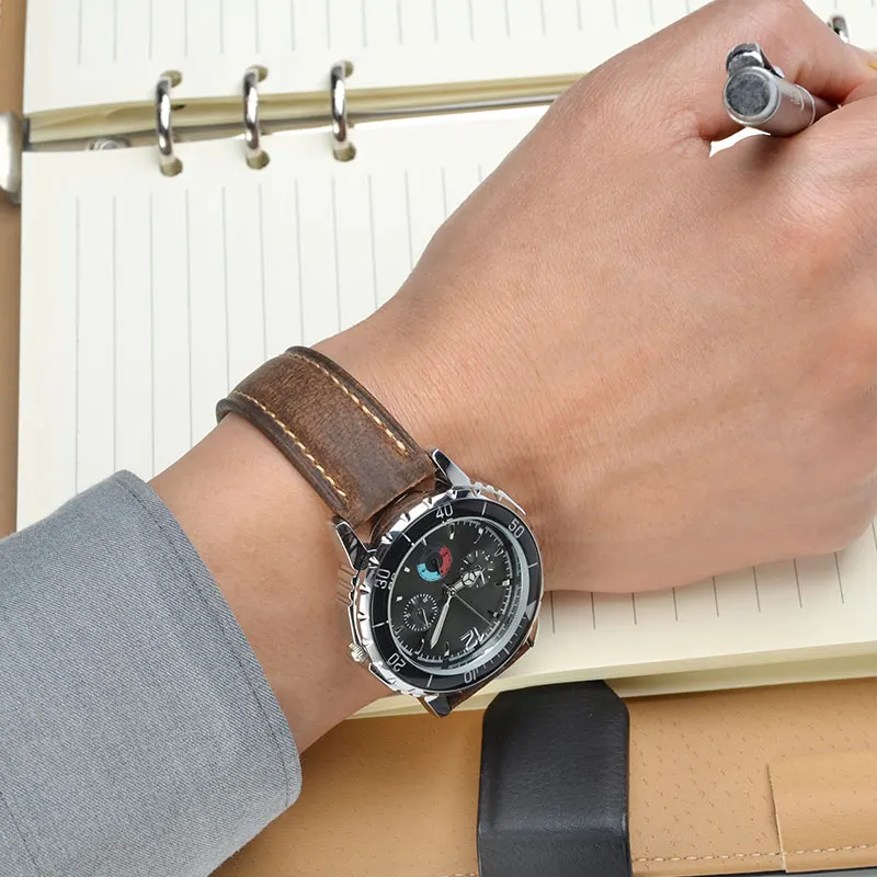 BISONSTRAP Crazy Horse Leather Watch Strap 14mm~24mm Retro Vintage Replacement Belt Rose Gold Buckle,Band for Men an