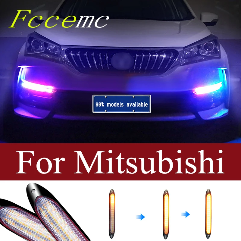 Новинка 2 шт. LED DRL Автомобильные фары дневного света светильник гибкий 12V для