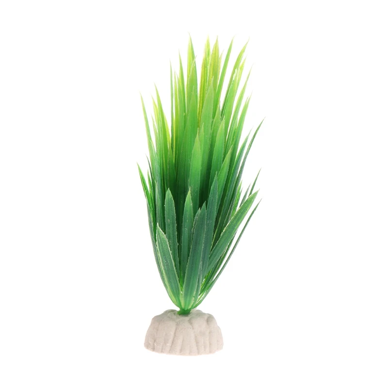 Искусственные пластиковые зеленые растения Нарцисс водная Трава Аквариум