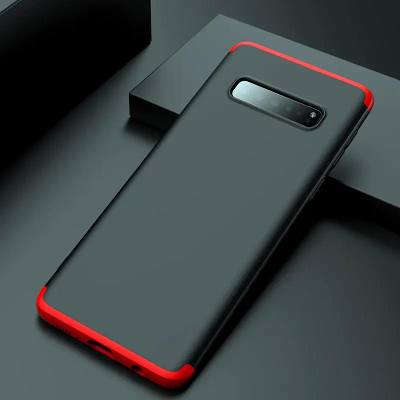 Для samsung S10 5G чехол 360 градусов защищенный полный корпус матовый Жесткий для