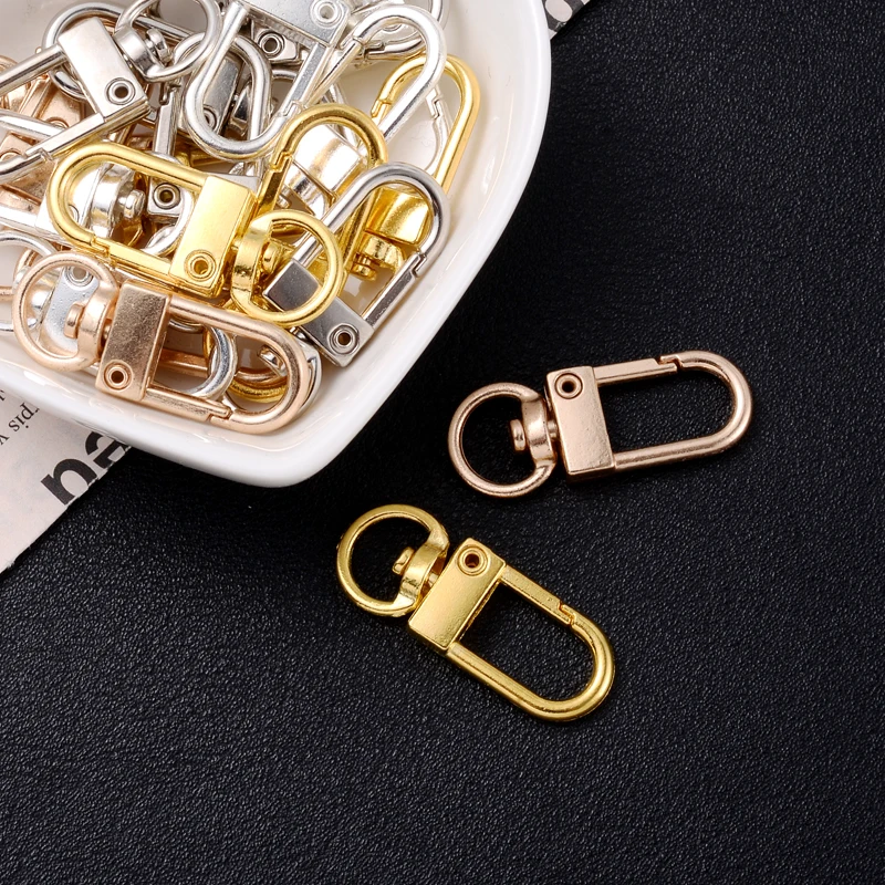 10Pcs/Lot 12x33mm Snap Lobster Clasp Hooks Metal Alloy Buckle for Keychain Neckalce Bracelet Jewelry Making Findings Supplies | Украшения и