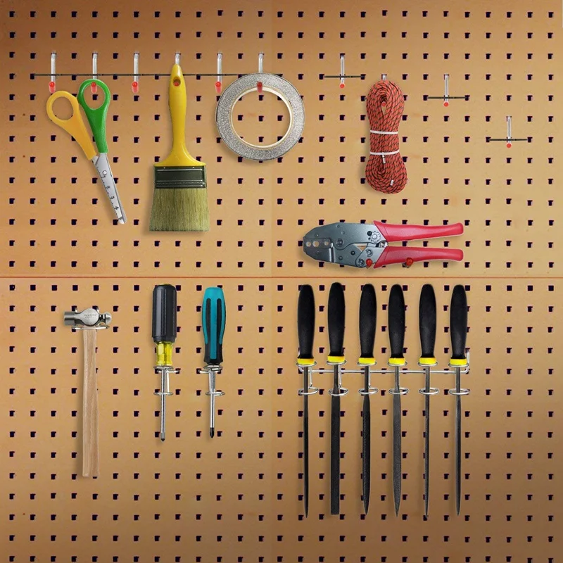 Pegboard Крючки ассортимент домашние крючки для хранения система Peg доска инструмент