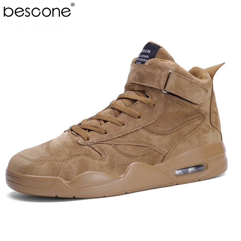 BESCONE/мужские высокие модные кроссовки Повседневная баскетбольная спортивная