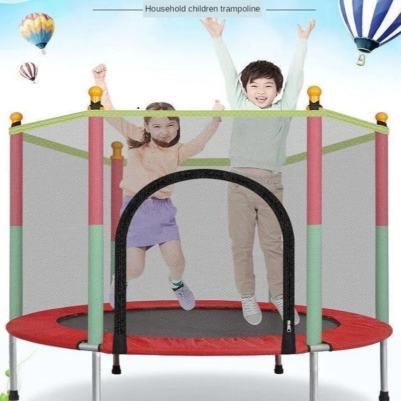 

Крытый батут с защитной сеткой для взрослых детская кровать для прыжков открытый батут оборудование для фитнеса кровать