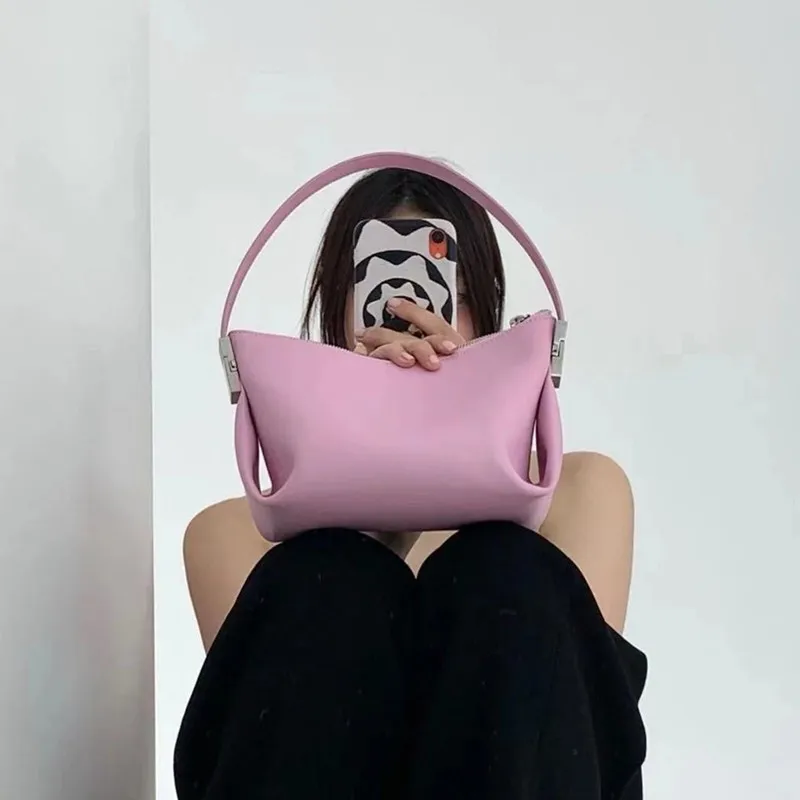 

Роскошные сумочки из мягкой кожи 2021, модные сумки через плечо для женщин, сумочка-багет, сумка на плечо, сумки-подушки